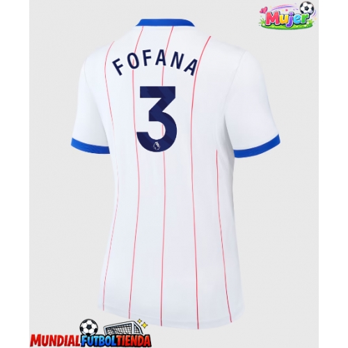 Camiseta Chelsea Wesley Fofana #3 Tercera Equipación Replica 2026-27 para mujer mangas cortas